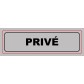 Zelfklevend PVC bord - Viso
