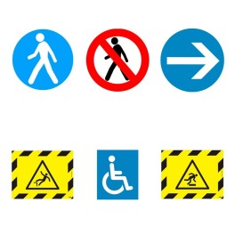 Vloersticker voor buiten -...