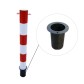 Base pour poteau de balisage en acier 100 mm - Viso