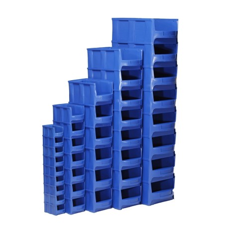 Stackable Storage Bin with Large Opening, available in sizes from 1L to 28L - Viso