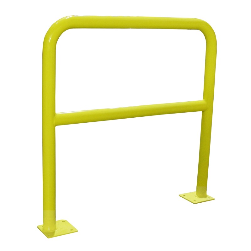 Safety barrier with steel rounded edges - Viso