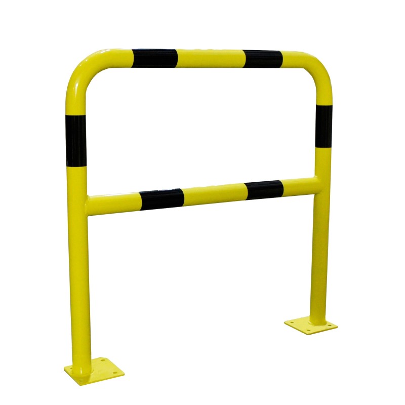 Safety barrier with steel rounded edges - Viso