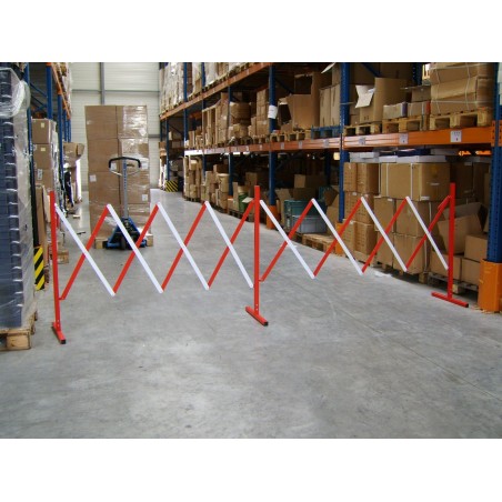 Extendable steel safety barrier - Viso