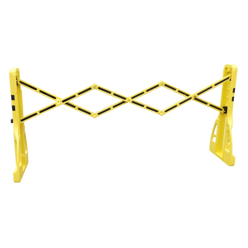 Extendable plastic safety barrier - 2,40m - Viso