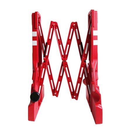 Extendable plastic safety barrier - 2,40m - Viso