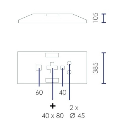 25kg signboard base for construction site - Viso