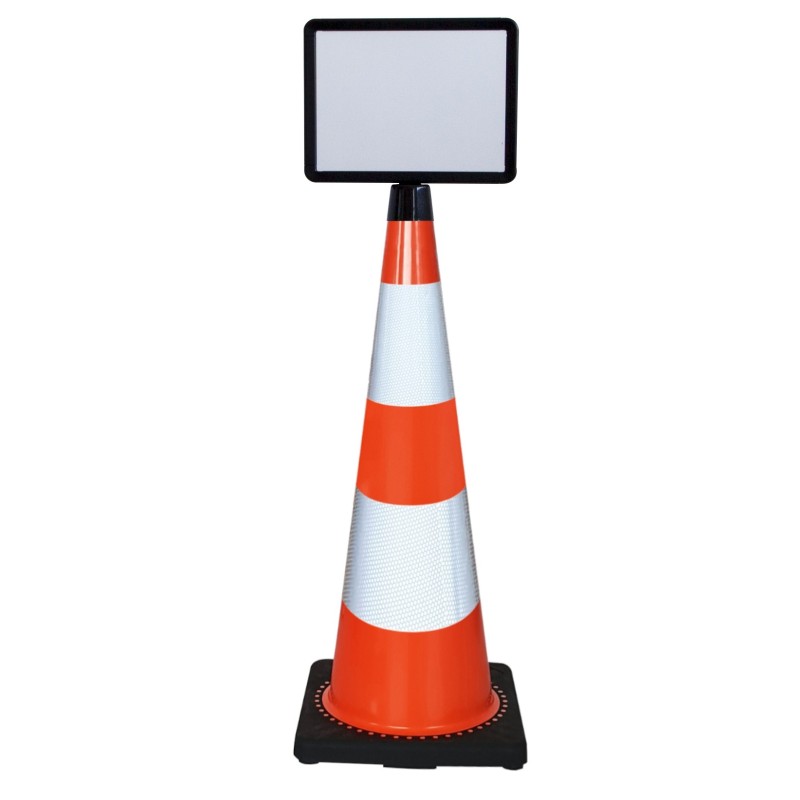 Kegel van 90 cm met A4-informatiepaneel - Viso