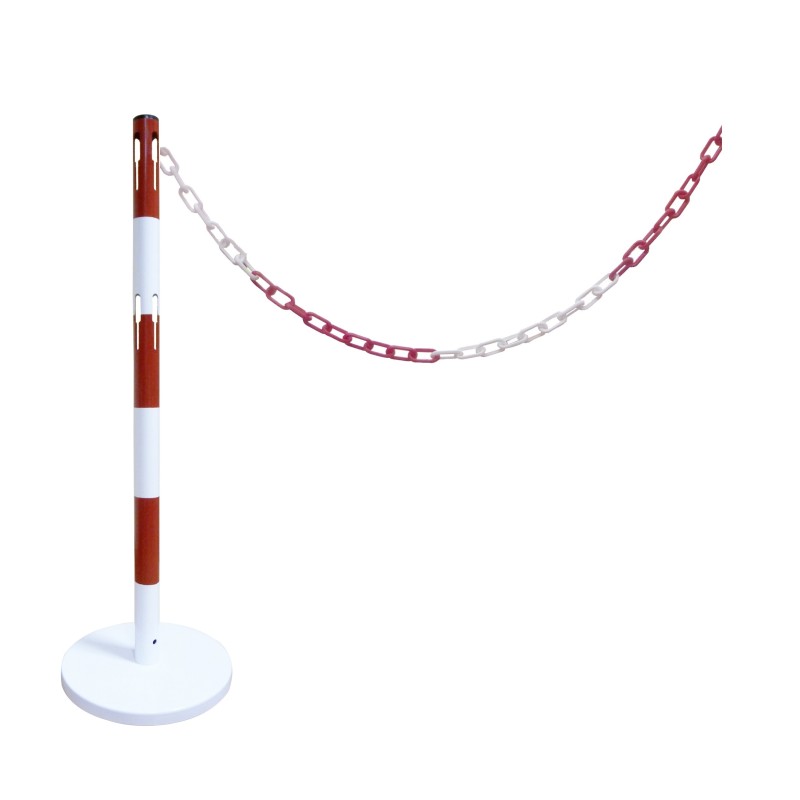 Stalen paalverlengstuk met ketting 2m - Viso