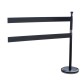 Steel bollard kit with barrier - Viso