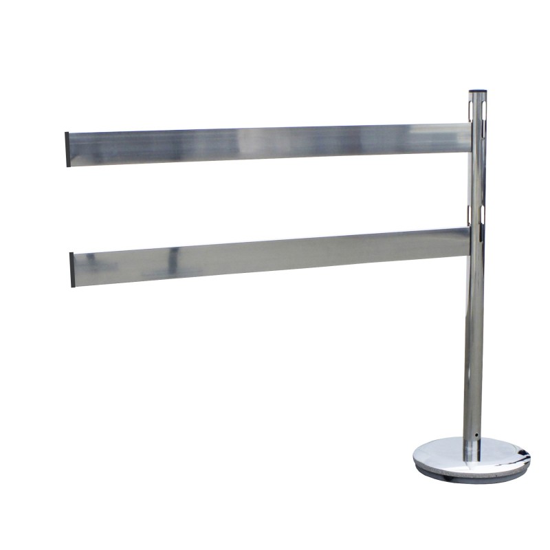 Steel bollard kit with barrier - Viso