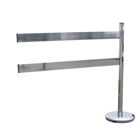 Steel bollard kit with barrier - Viso