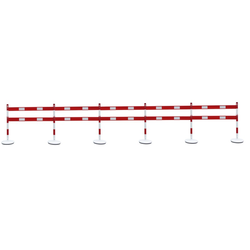 Steel bollard kit with barrier - Viso