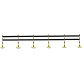 Steel bollard kit with barrier - Viso