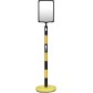 Steel bollard with base and chain - Viso
