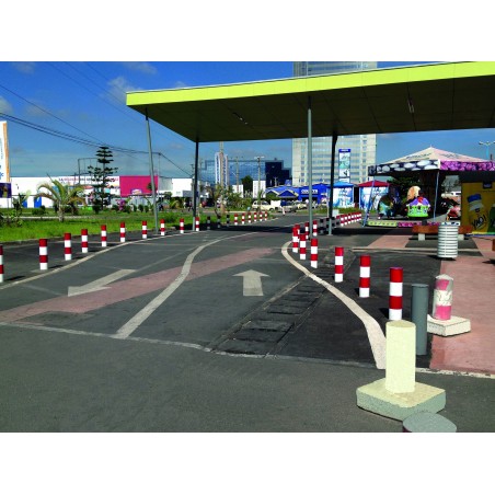 100mm steel bollard - Viso