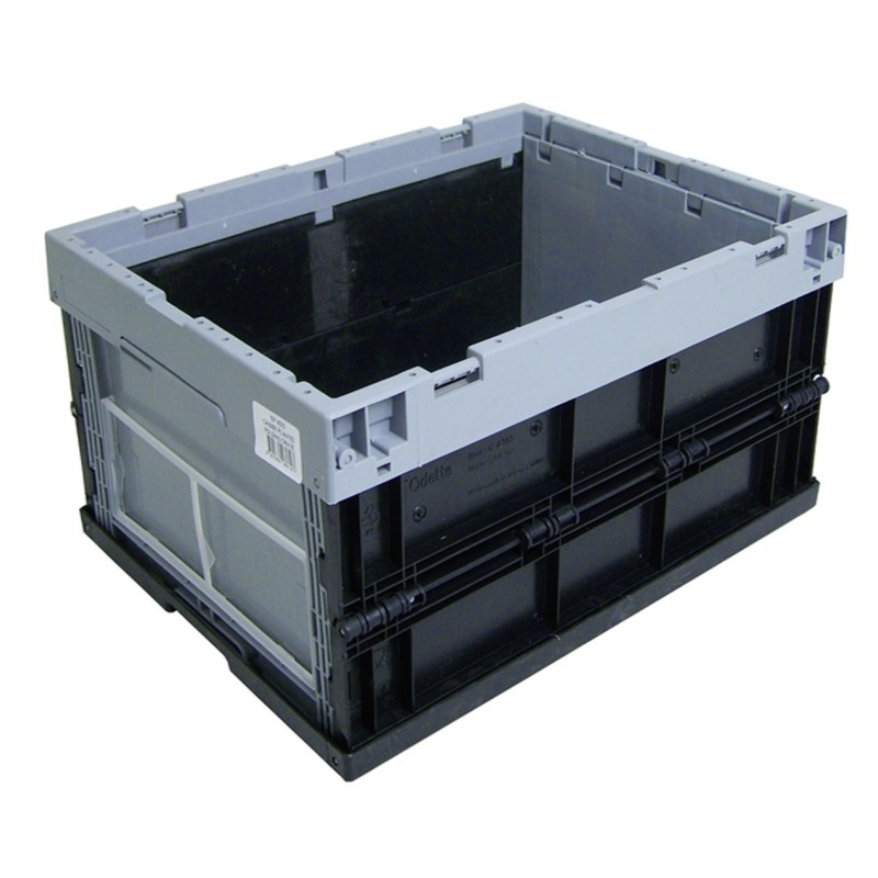 Industrial Foldable Crate with crocodile lid - Viso