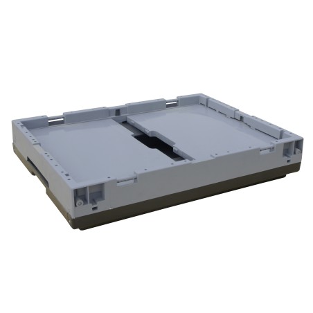 Industrial Foldable Crate with crocodile lid - Viso