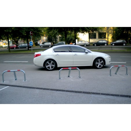 Arceau de parking haute résistance pieds en fonte - Viso