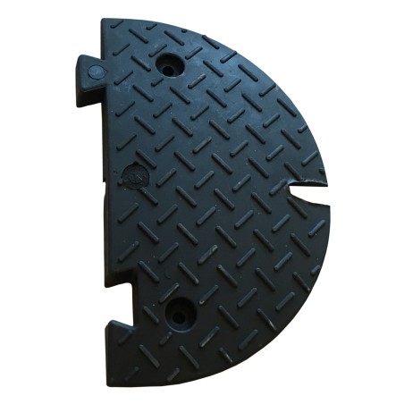 Adjustable speed bump end cap - Viso