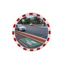 Veiligheidsspiegel rond met...