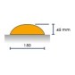 A road divider that can be crossed, ranging from 700mm to 1200mm - Viso