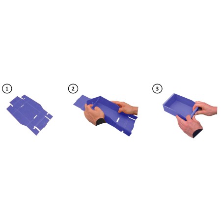 Polypropylene container, assembly required, ranging from 1L to 9L - Viso