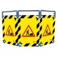 Intervention barrier - 3 panels - Viso