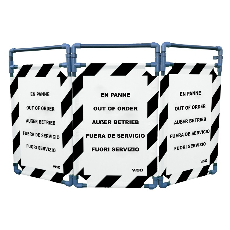 Intervention barrier - 3 panels - Viso