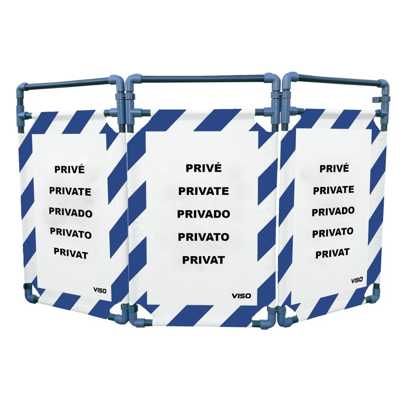 Intervention barrier - 3 panels - Viso